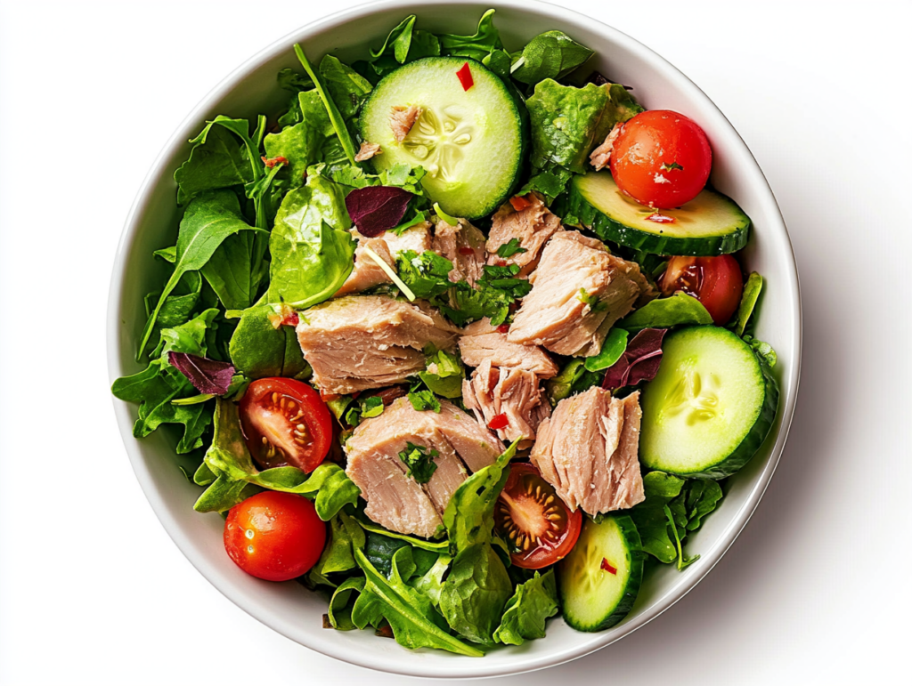 u8973865871 Fresh tuna salad bowl with mixed greens cherry to 56e807f6 caa4 400e 853c 9df79c3ca48b 2