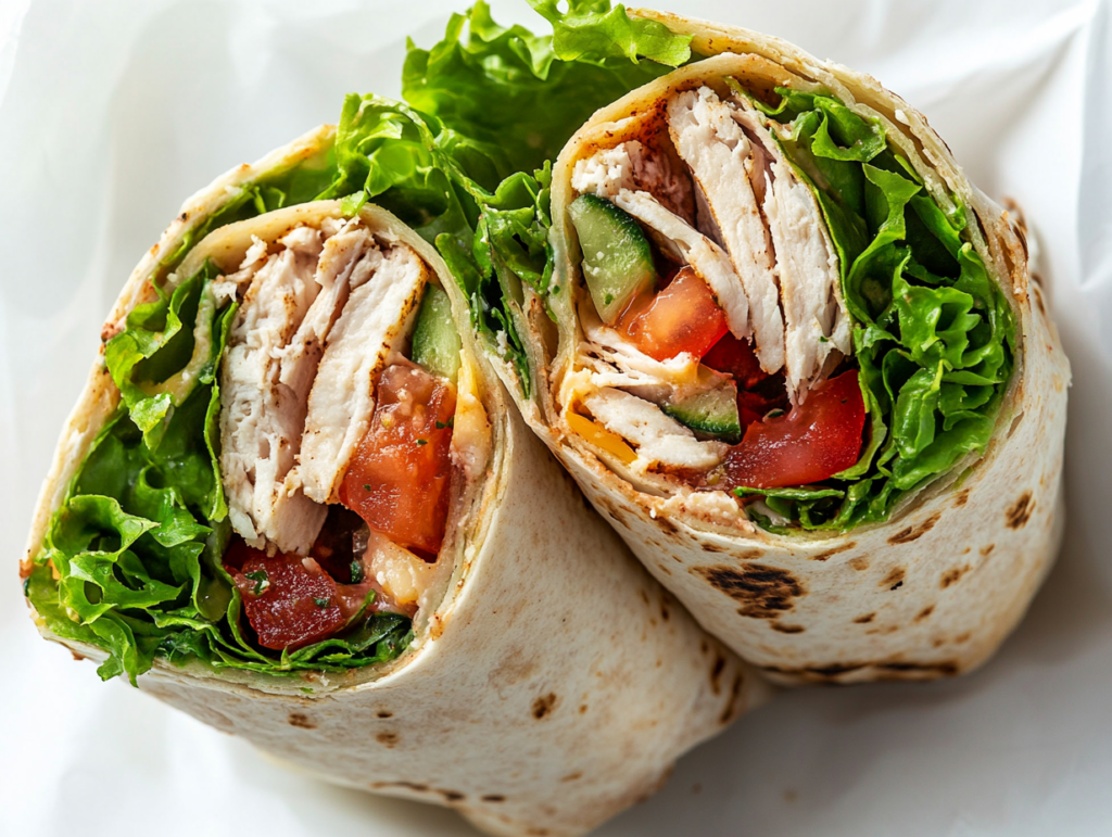 u8973865871 Turkey and cheese wrap cut in half visible layers 52fc22bb 2cdd 4902 9cdd 2abdea2d406d 2