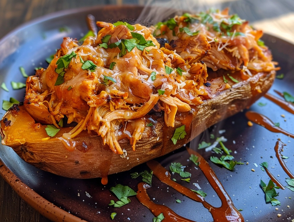 BBQ Chicken Stuffed Sweet Potatoes 1 image 1780819524924