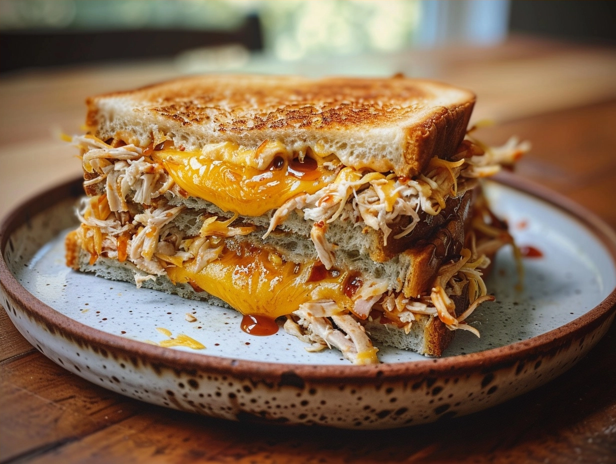BBQ Chicken Grilled Cheese: The Ultimate Melty Sandwich 1 image 1780823400275