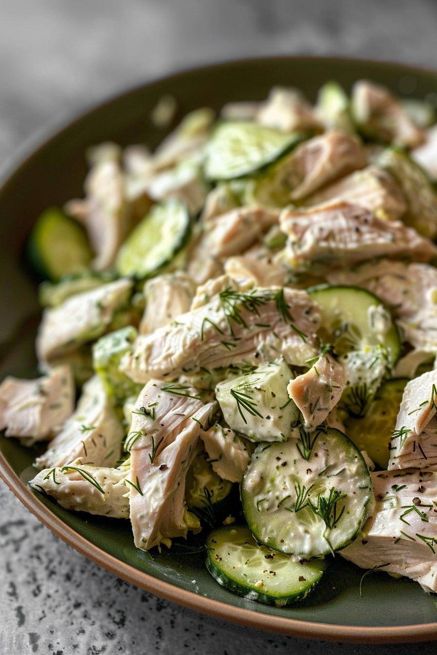Cucumber Dill Rotisserie Chicken Salad (Made with Greek Yogurt) 1 image 1781133663981