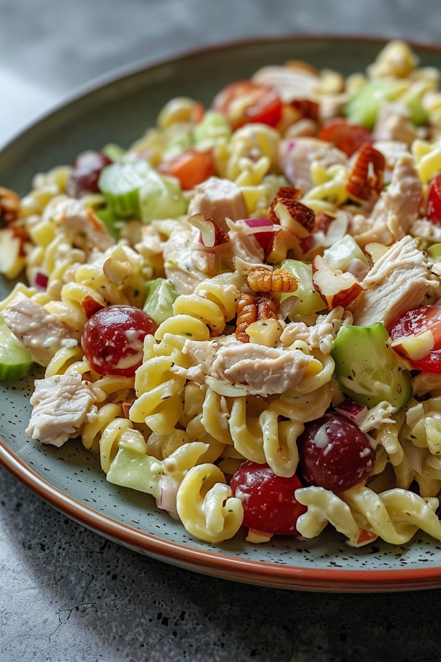 Waldorf Chicken Pasta Salad Recipe: A Creamy, Nutrient-Packed Dish 1 image 1781134167929