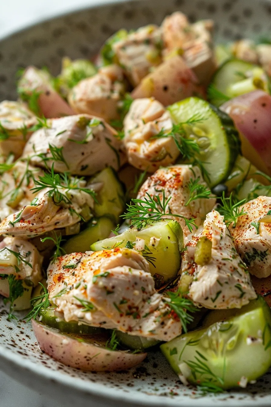 Easy Dill Pickle Chicken Salad for Flavorful Simplicity 1 image 1781281348854