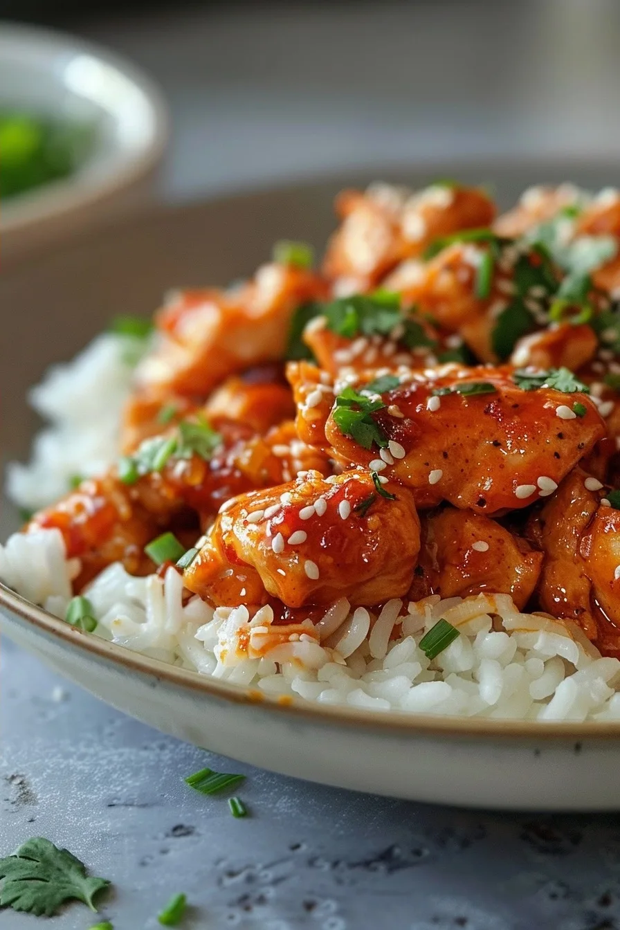 Sweet Chili Chicken Rice Bowls with Broccoli and Olive Oil 1 image 1781390722191