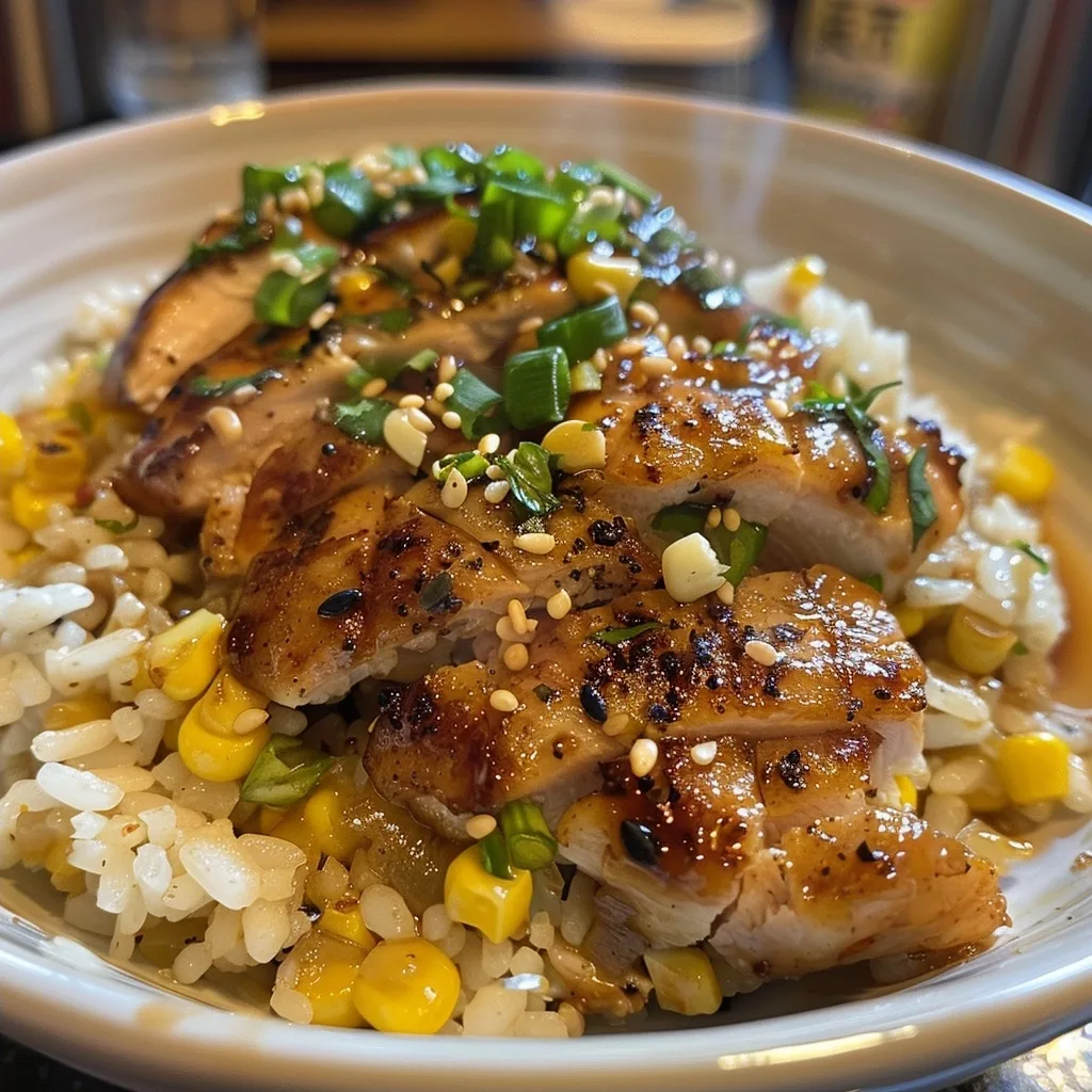 Street Corn Chicken and Rice Bowls Recipe
