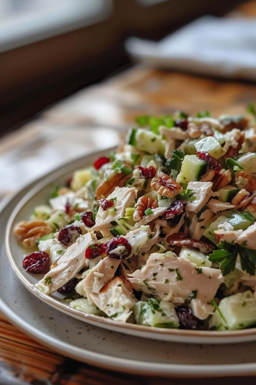 Waldorf Chicken Salad with Dried Cranberries 1 image 1781390965984