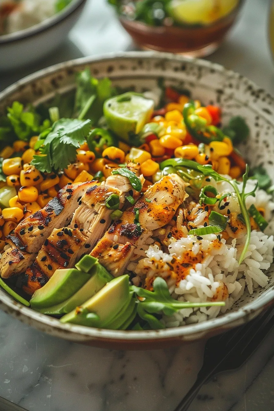 Street Corn Chicken and Rice Bowls: A Flavor-Packed Fast Food Twist 1 image 1781439445148