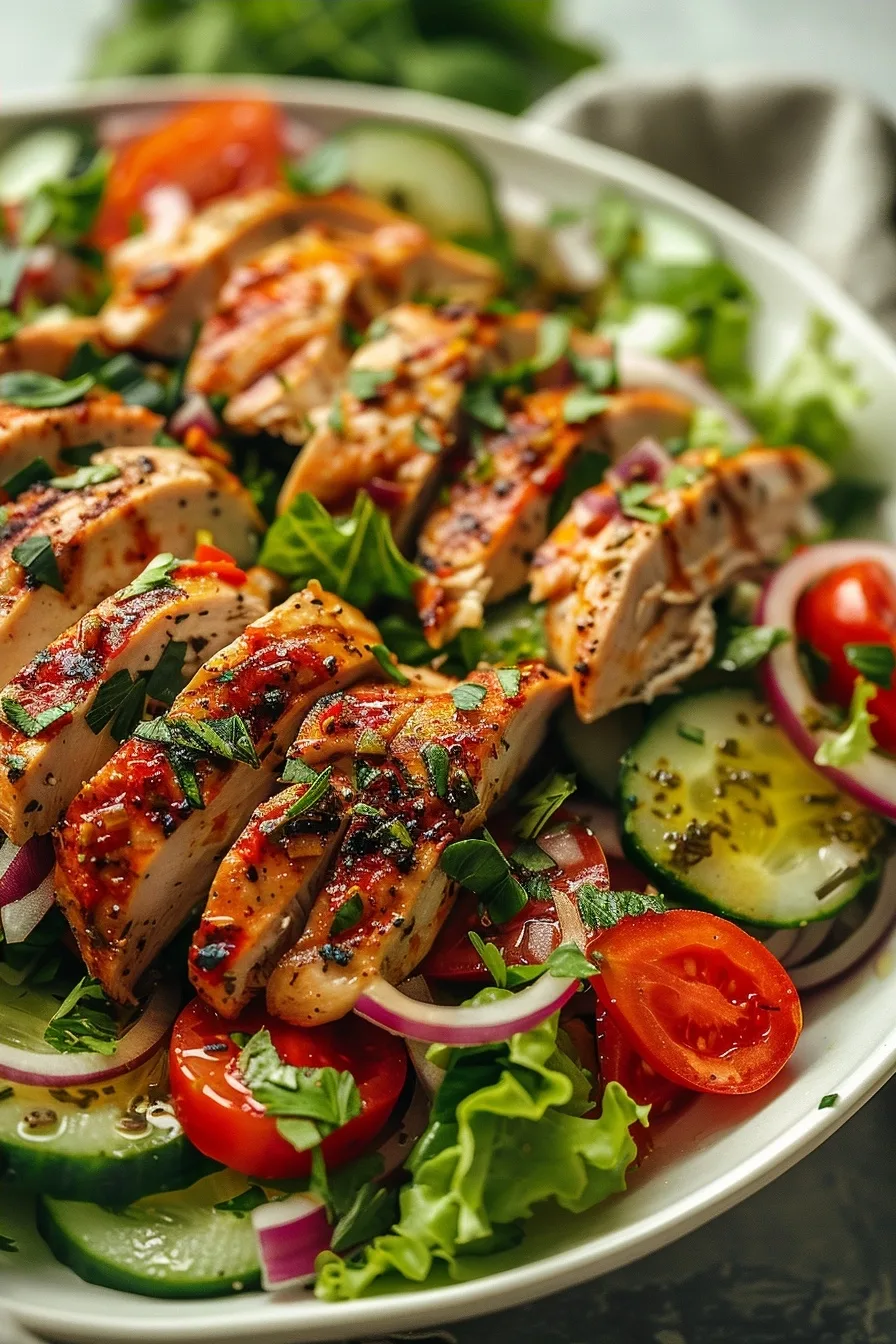Keto Mediterranean Chicken Salad with Olive Oil 1 image 1781439561378