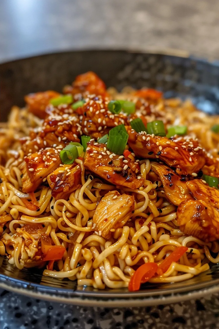 Takeout-Style Teriyaki Chicken Noodles with Ramen Variations 1 image 1781460956902