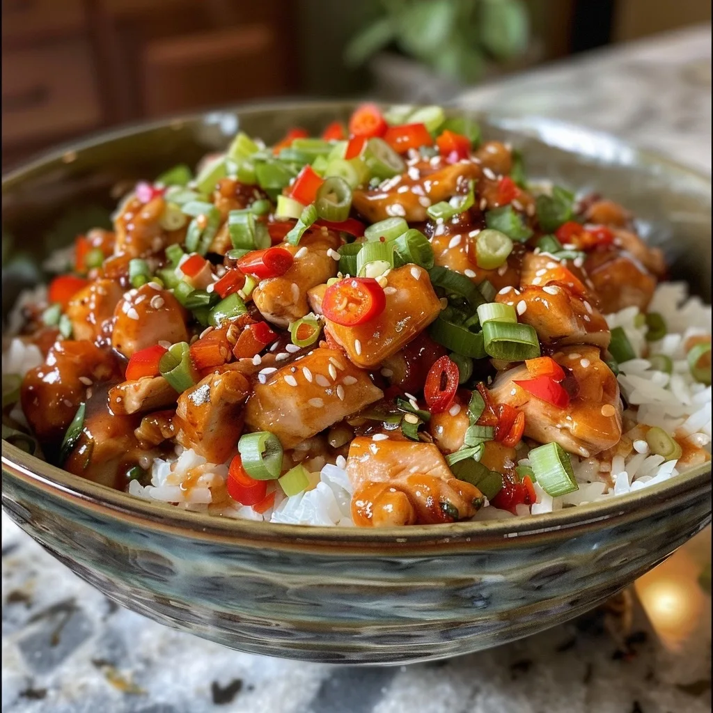Sweet Chili Chicken Rice Bowls Recipe: Flavorful, Clean, and Crispy
