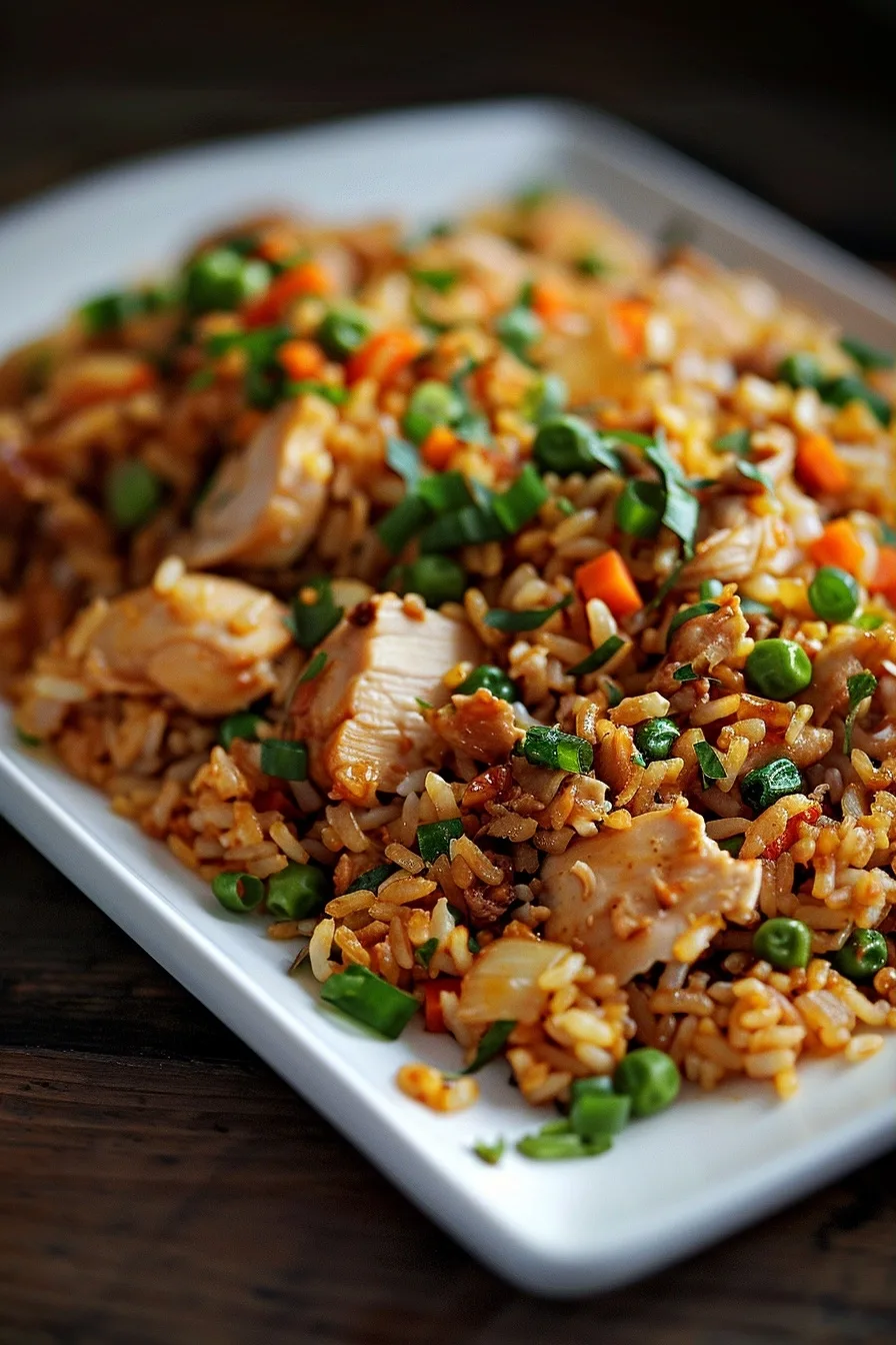Savory BBQ Chicken Fried Rice Extravaganza (Perfect for Leftover Rotisserie Chicken) 1 image 1781461463989