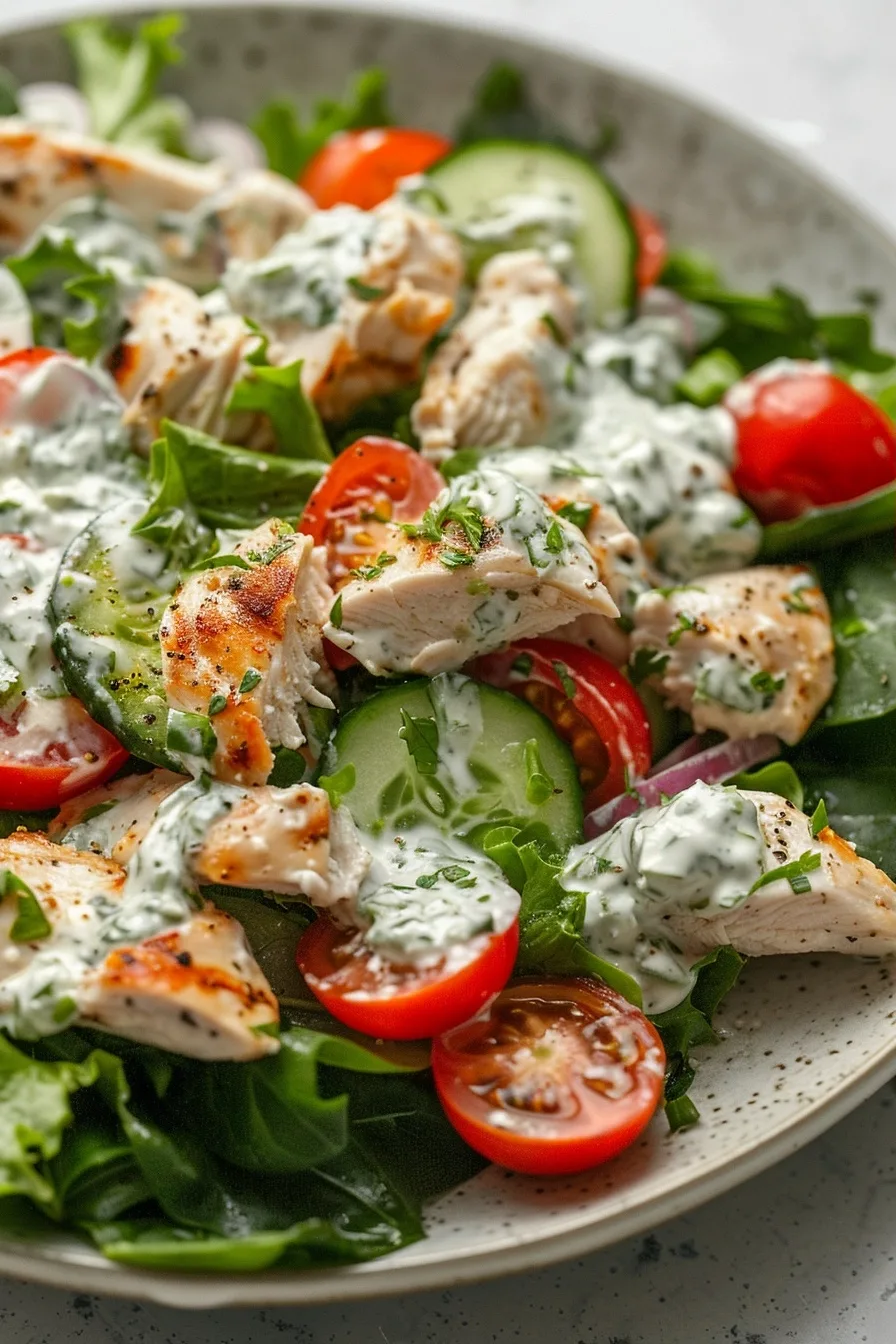 Creamy Tzatziki Chicken Salad - A Protein-Packed Greek-Inspired Dish That Feeds a Crowd 1 image 1781807602410