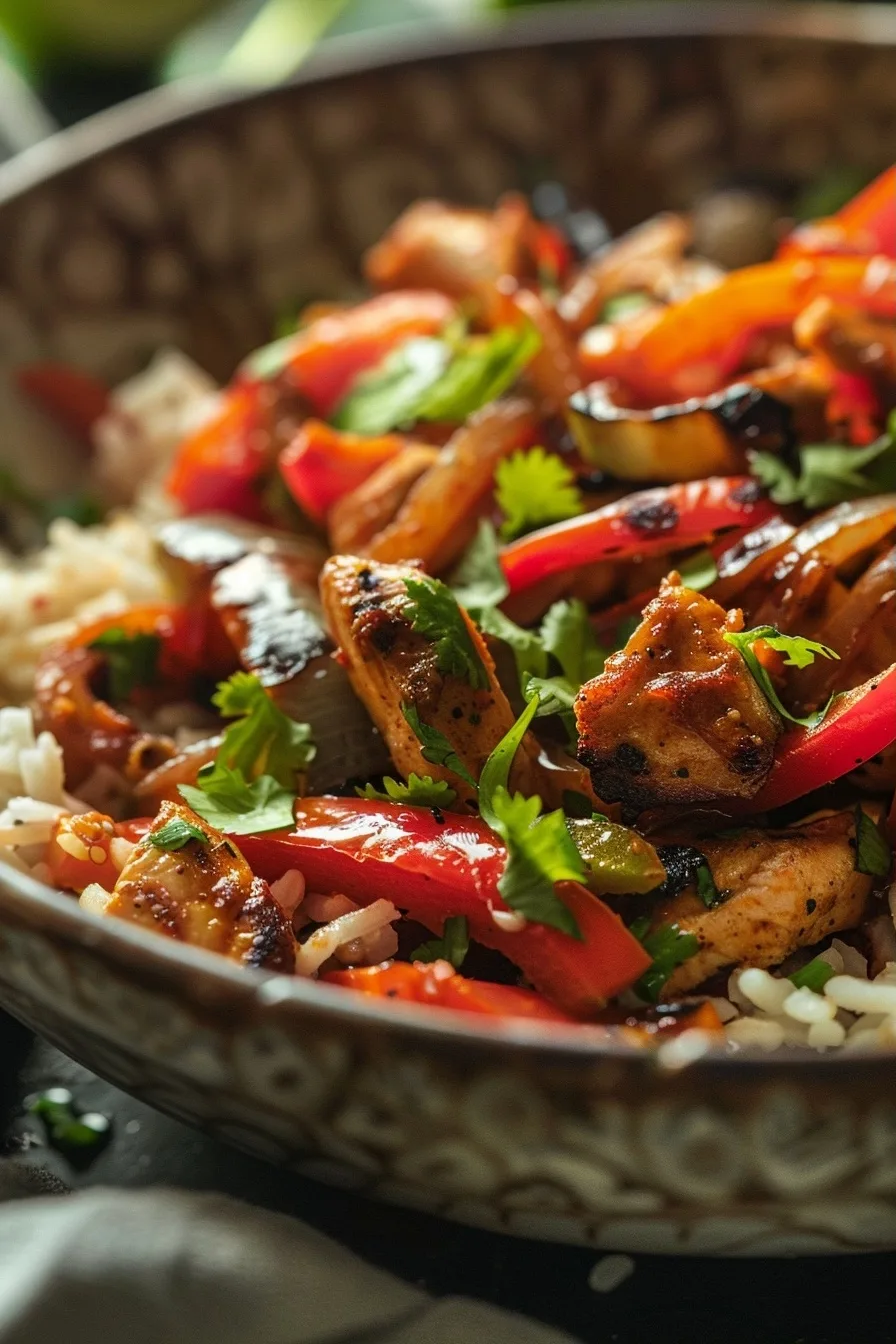 Loaded Chicken Fajita Rice Bowls | Flavorful One-Bowl Feast 1 image 1781808057672