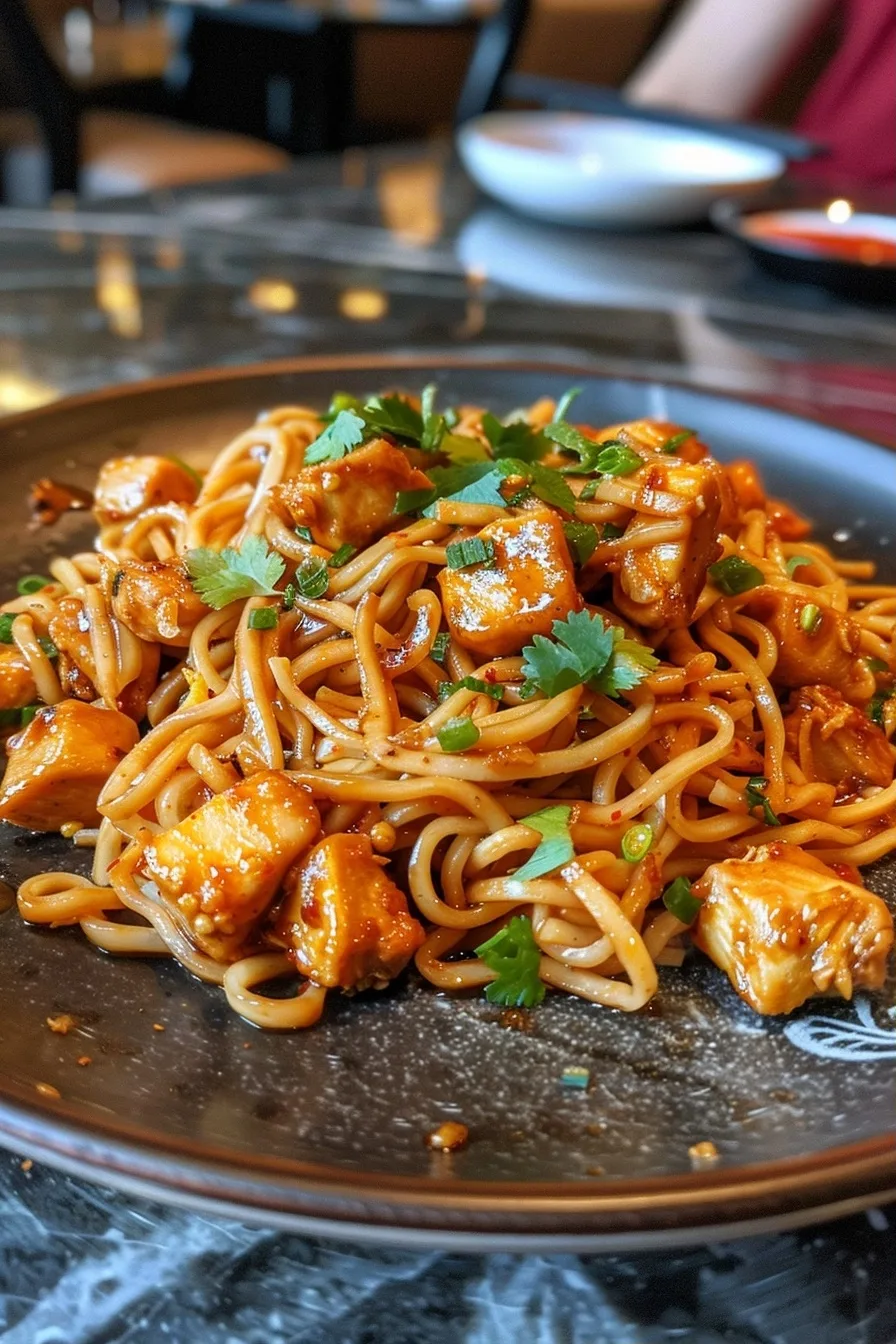 Spicy Peanut Chicken Noodles: A Flavor-Packed Comfort Dish 1 image 1781808107234