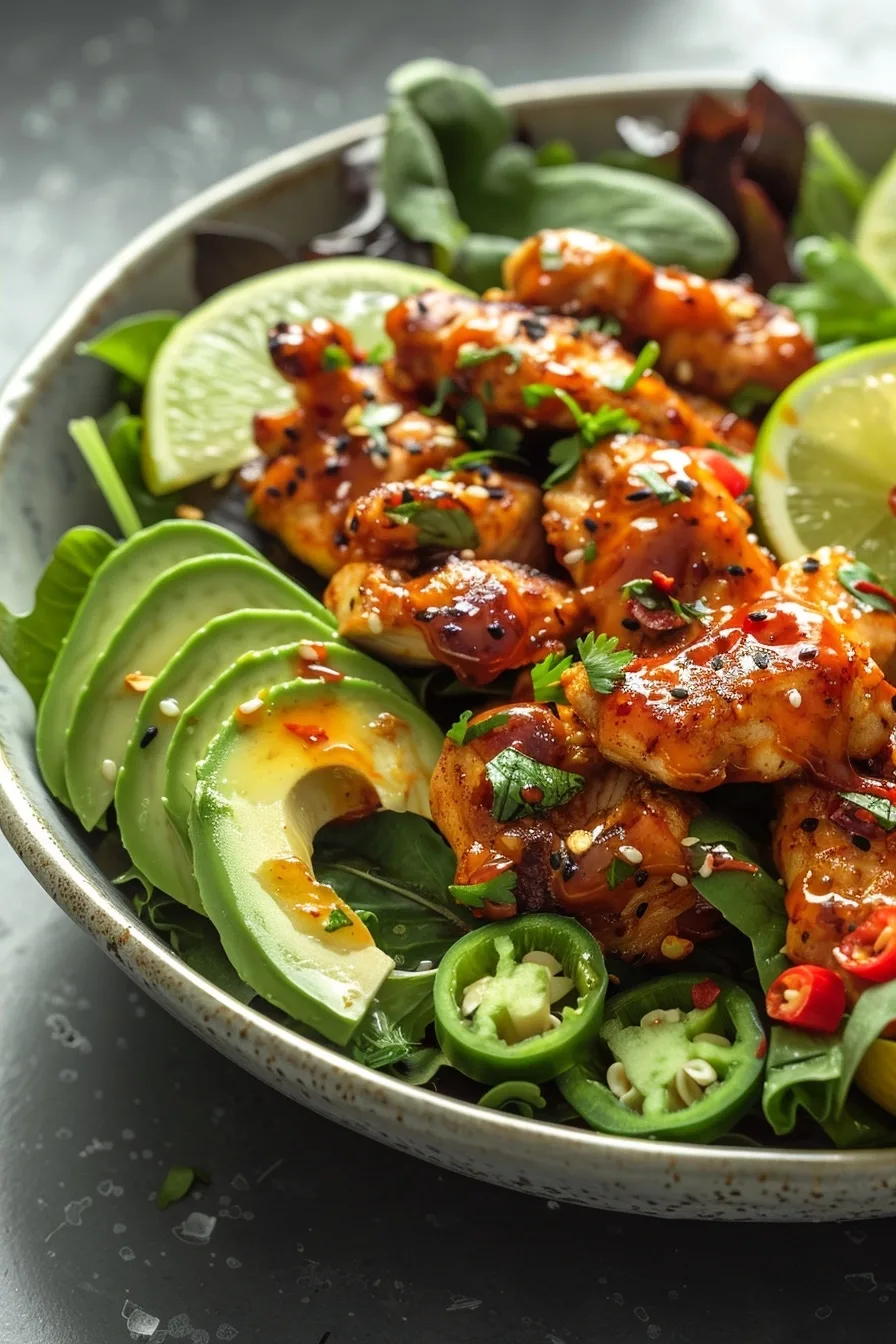 Baja Hot Honey Chicken Bowls with Smoky Slaw 1 image 1781870772062