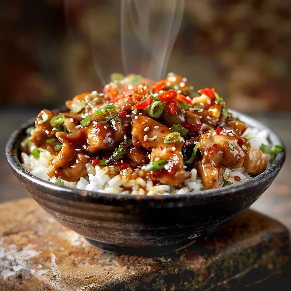 Sweet Chili Chicken Rice Bowls: Healthy Dinner On The Go