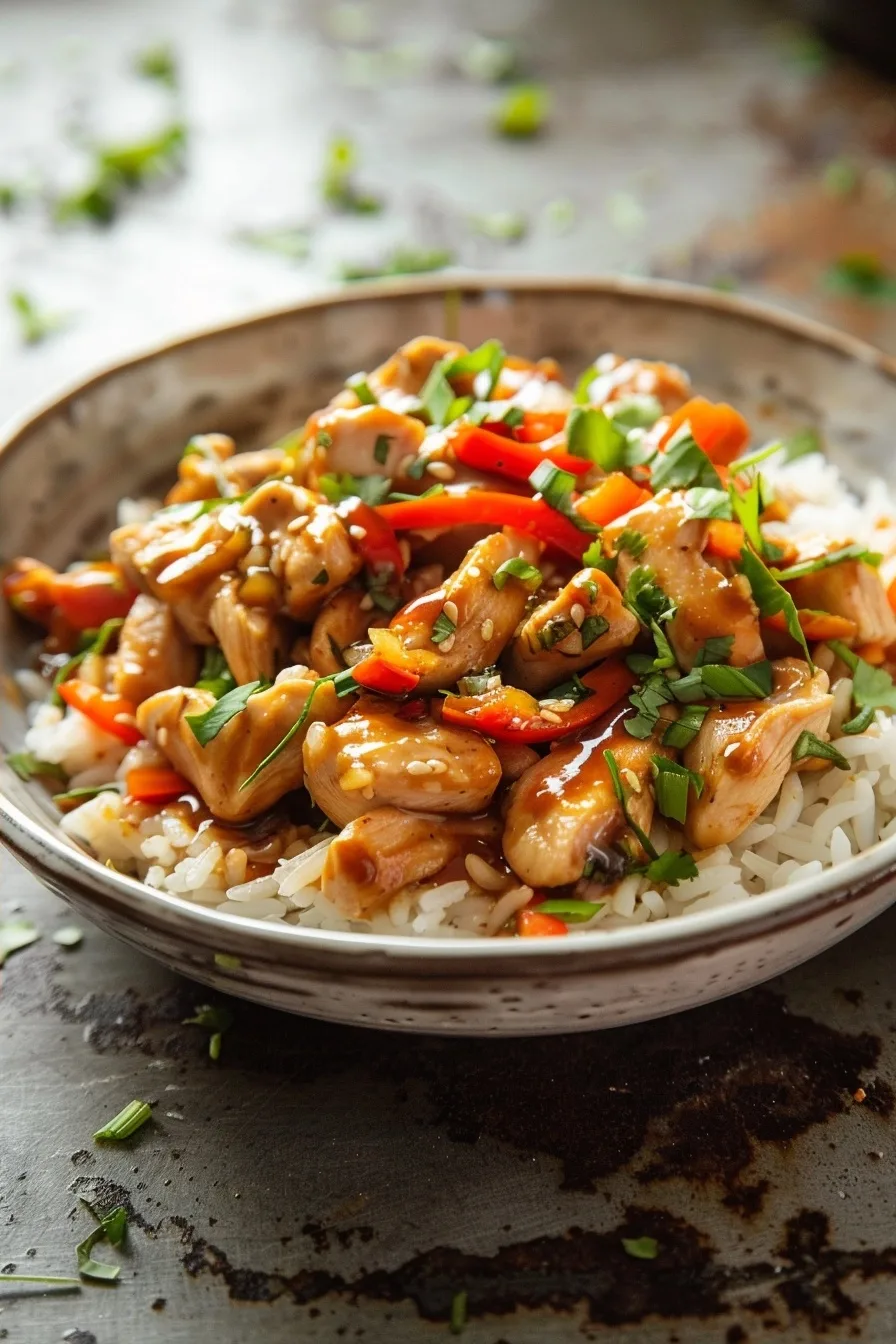 Sweet Chili Chicken Rice Bowls: Healthy Dinner On The Go 1 image 1781975860519