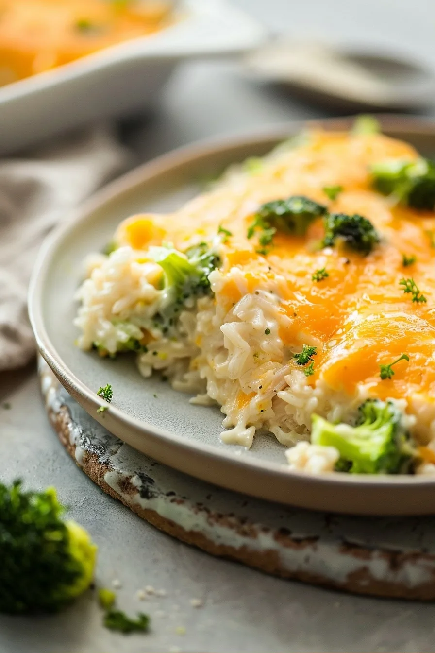 Cheesy Broccoli Cheddar Chicken and Rice Casserole (Easy Weeknight Dinner) 1 image 1781992173642