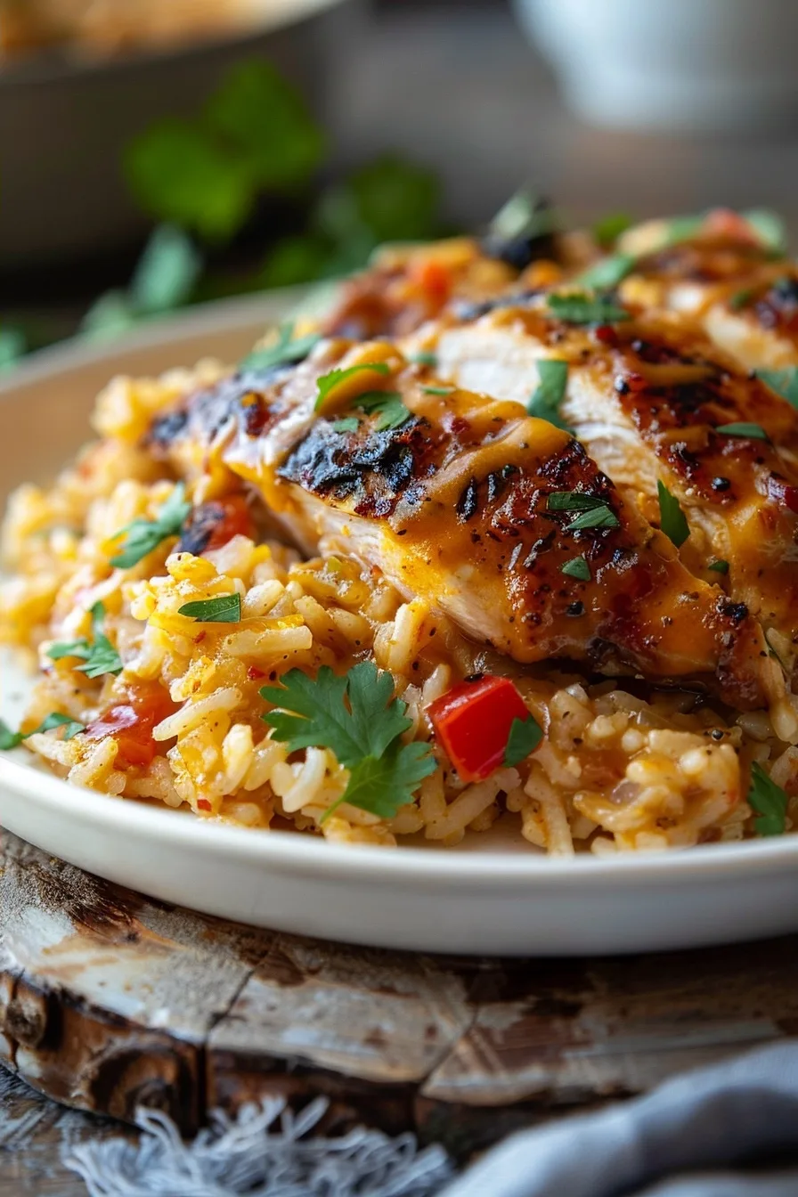 One Pot Queso Chicken and Rice (Easy 30-Minute Dinner) 1 image 1781992494056