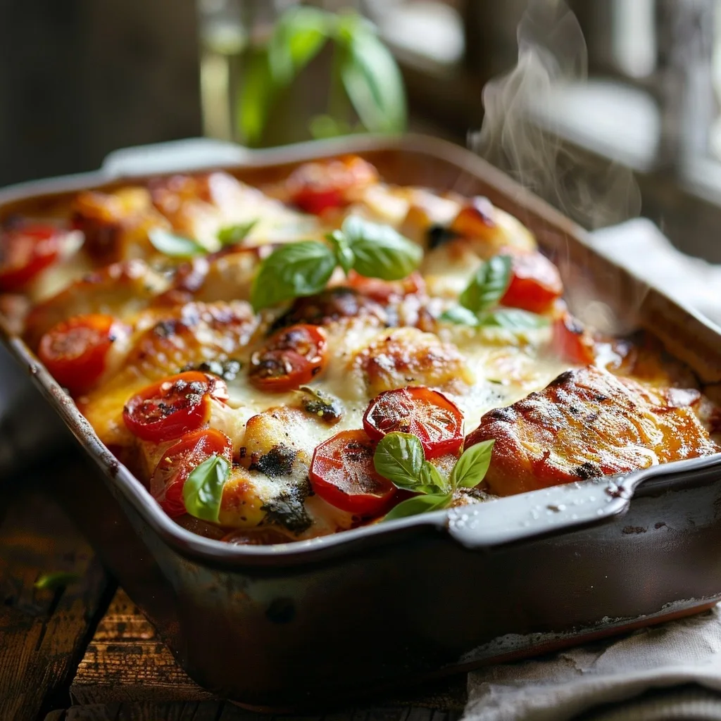 Viral Caprese Chicken Casserole for the Ultimate Chicken Dinner