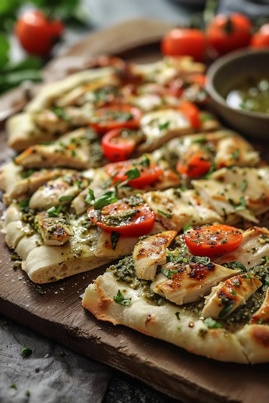 Chicken Caprese Pesto Flatbread for a Quick Weeknight Dinner 1 image 1782146682315