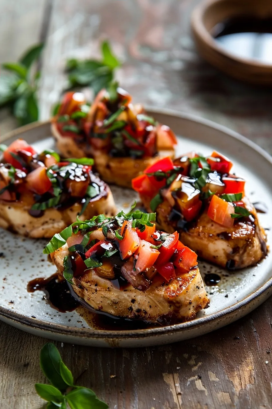 Bruschetta Chicken with Balsamic Glaze Quick 40 Minute Italian Dinner 1 image 1782146727383
