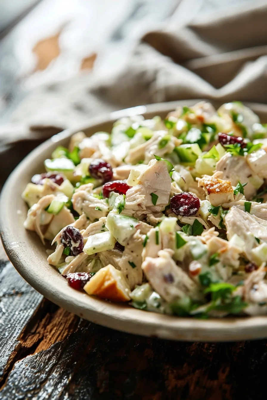 Waldorf Chicken Salad with Dried Cranberries 1 image 1782349519186