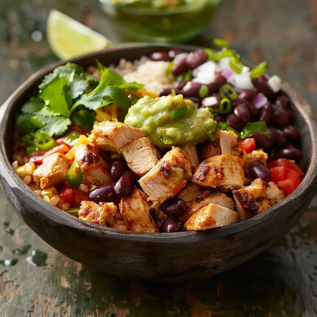One-Pan Chicken Burrito Bowl (Easy 30-Minute Dinner)