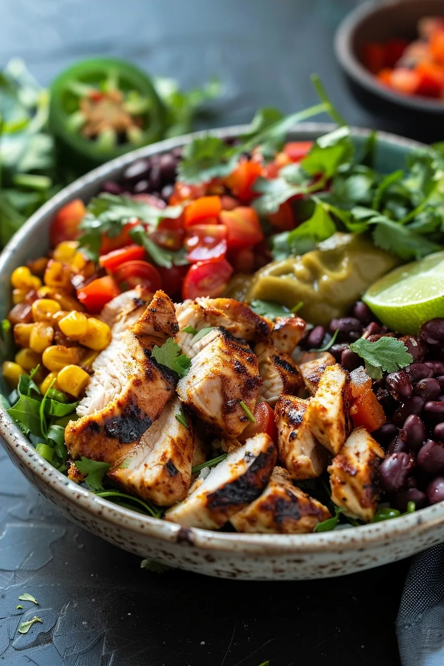 High Protein Chicken Burrito Bowl (Easy 30-Minute Dinner) 1 image 1782569101367