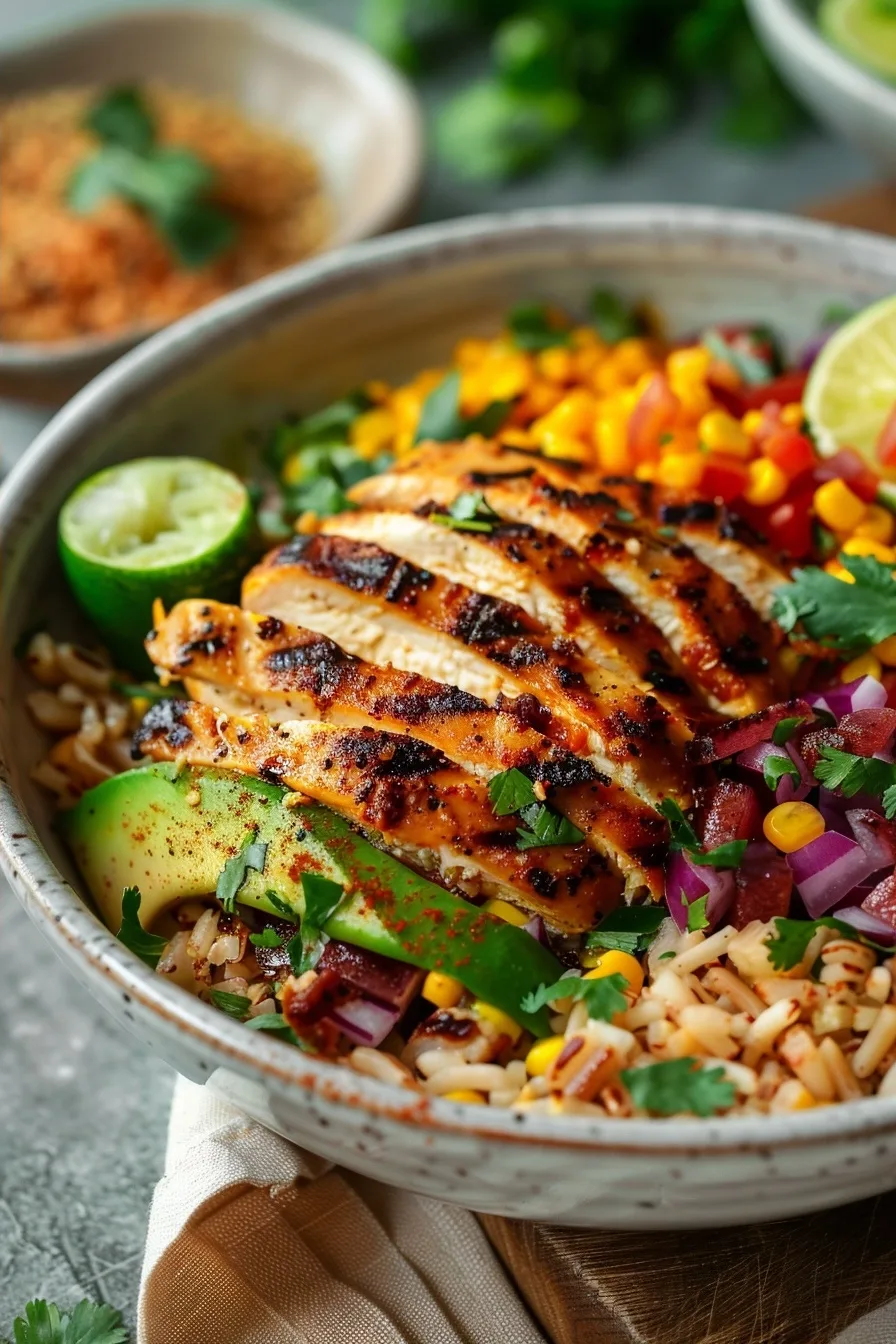 Mexican Street Corn Chicken Bowls High Protein Meal Prep 1 image 1782577529014