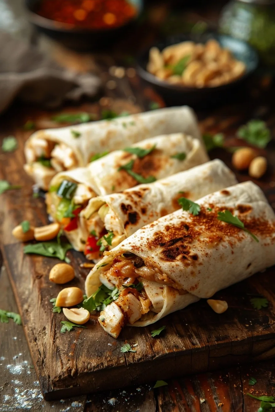 Thai Peanut Chicken Wraps: A Fresh Culinary Guide 1 image 1782577655753