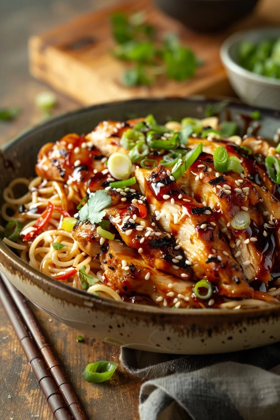 25-Min Rotisserie Chicken Teriyaki Noodle Bowl 1 image 1782665333273
