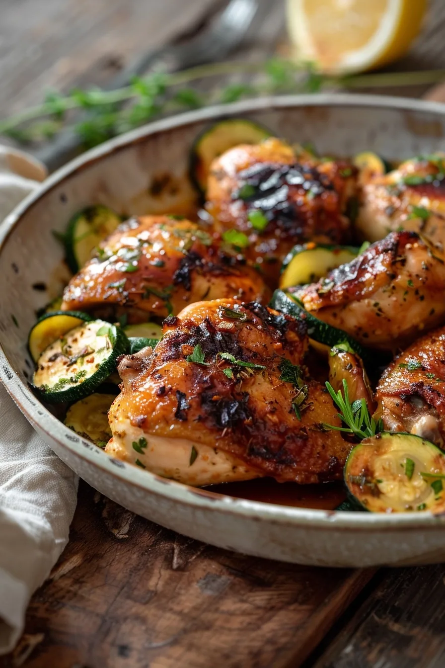 30-Min Rotisserie Chicken & Roasted Zucchini Casserole 1 image 1782665394181