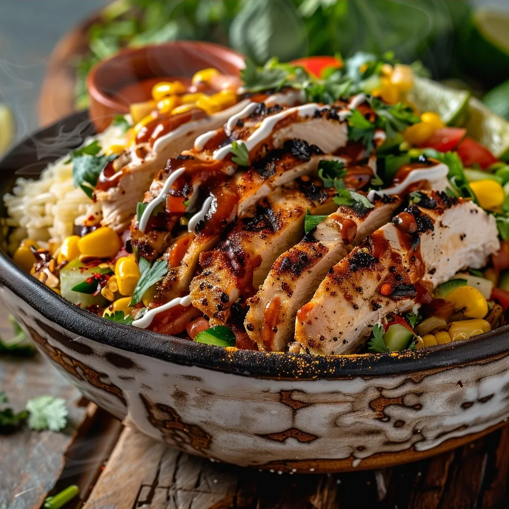 Mexican Street Corn Chicken Bowls High Protein Meal Prep