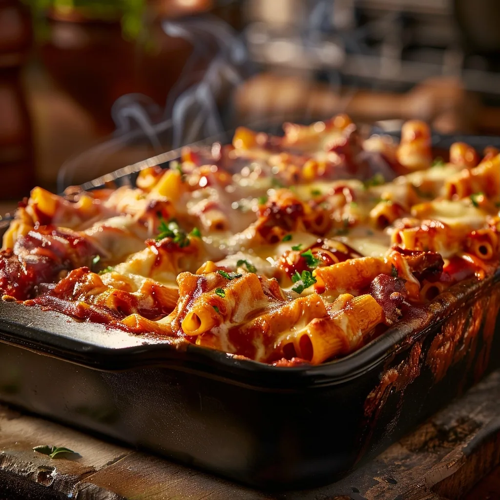 Smoky BBQ Chicken & Cheddar Pasta Bake for Cozy Comfort
