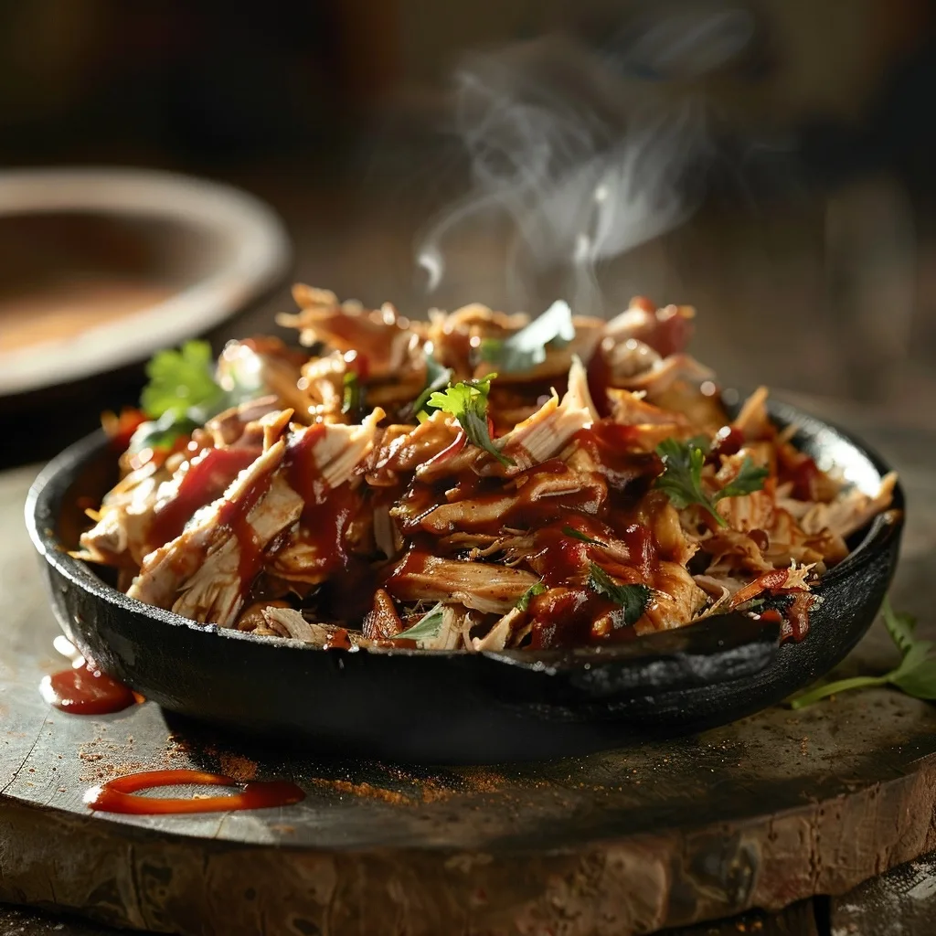20-Min BBQ Ranch Shredded Chicken Bake