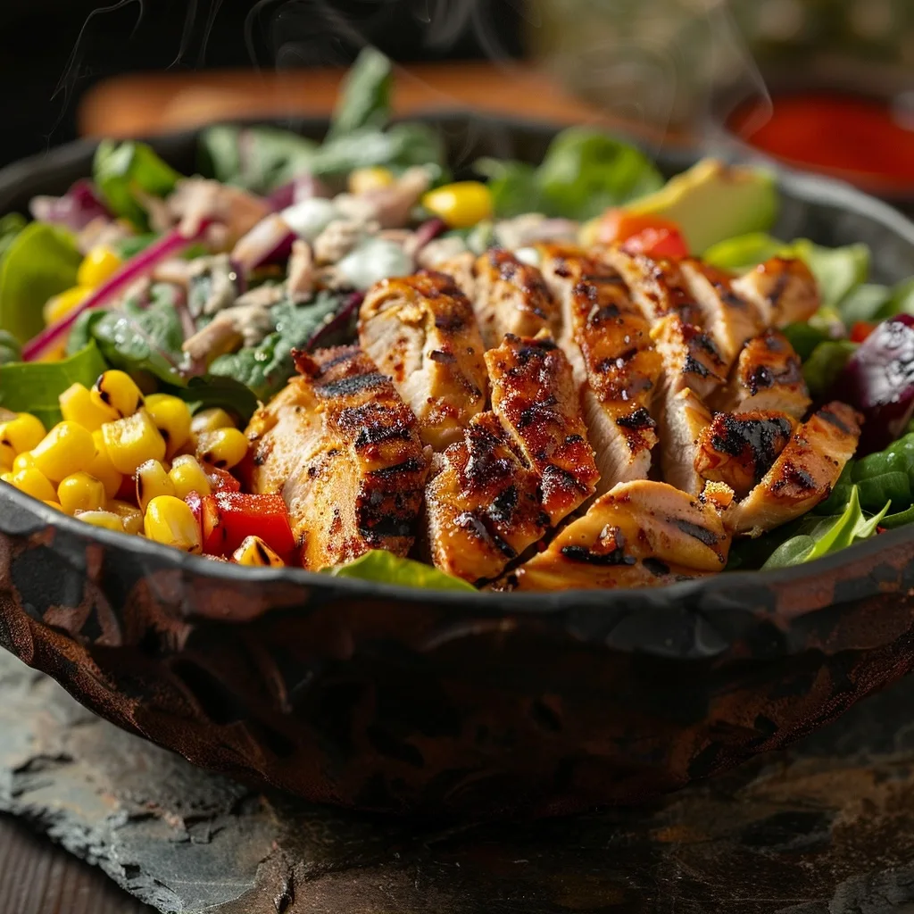 20-Min Rotisserie Chicken Southwest Salad with Corn