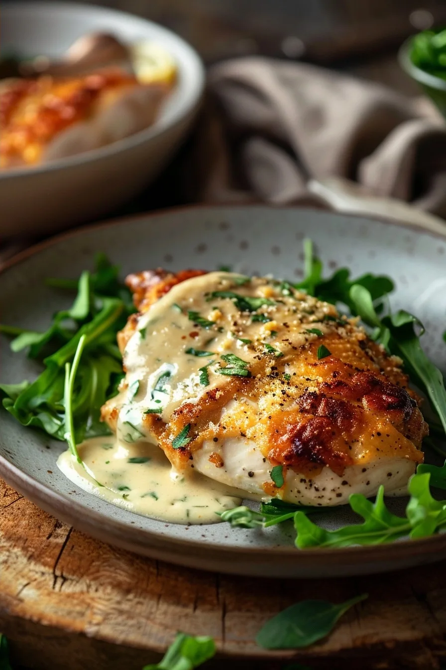 Baked Caesar Chicken with Creamy Parmesan Sauce 1 image 1782761653422