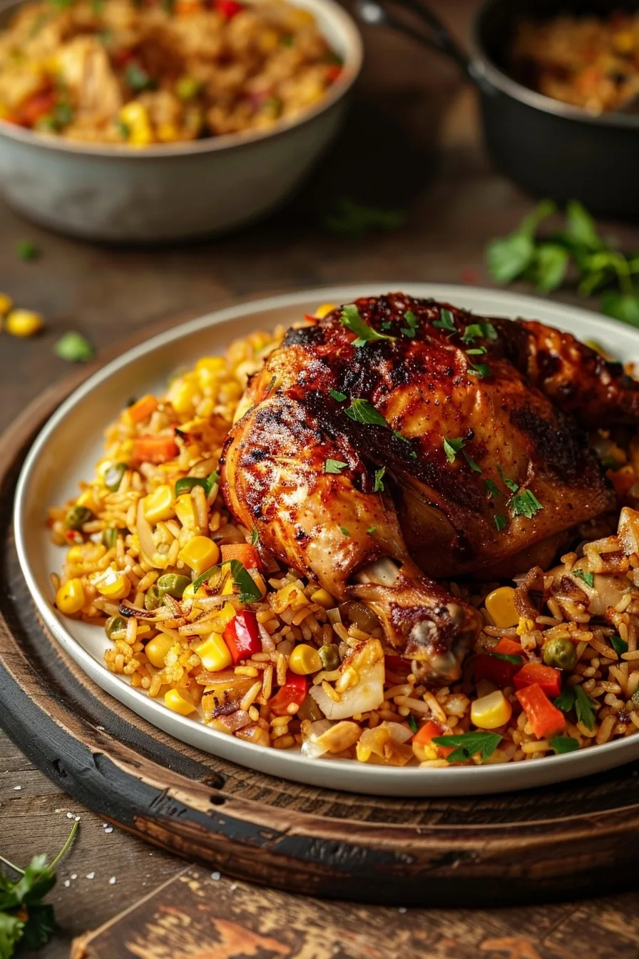 30-Min Rotisserie Chicken & Sweet Corn Fried Rice 1 image 1782838346507