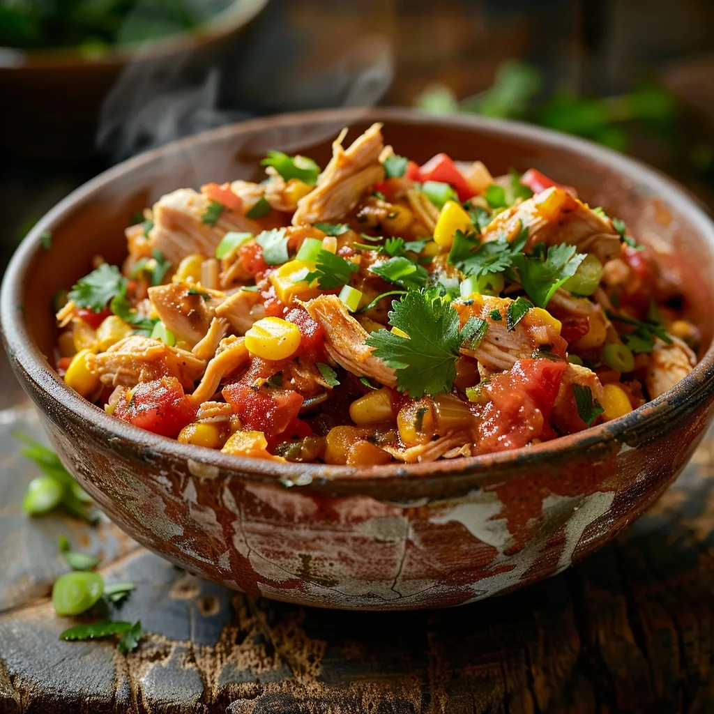 20-Min Rotisserie Chicken Southwest Casserole