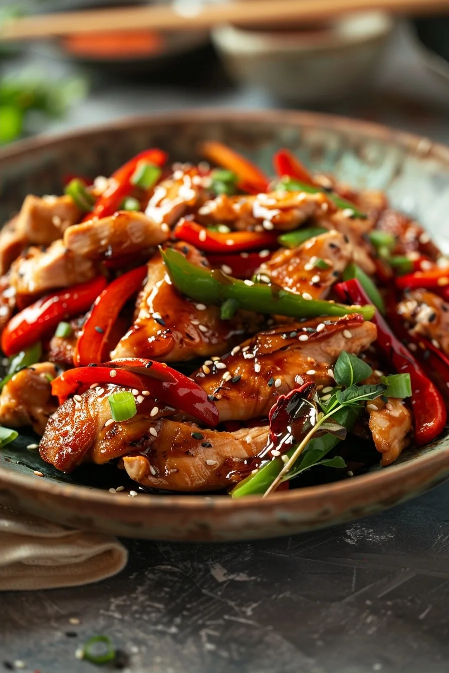 30-Min Rotisserie Chicken Teriyaki Skillet with Peppers 1 image 1783128392807