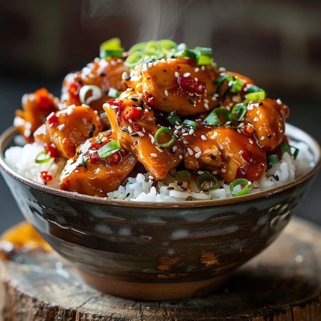 Sweet Chili Chicken Rice Bowls: Healthy Dinner On The Go