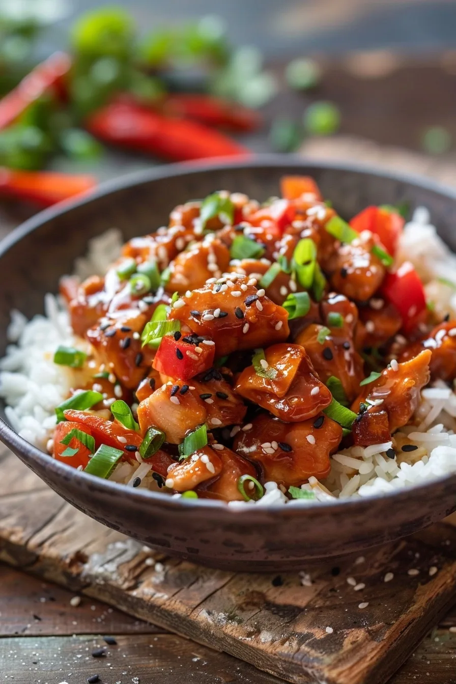 Sweet Chili Chicken Rice Bowls: Healthy Dinner On The Go 1 image 1783128531648