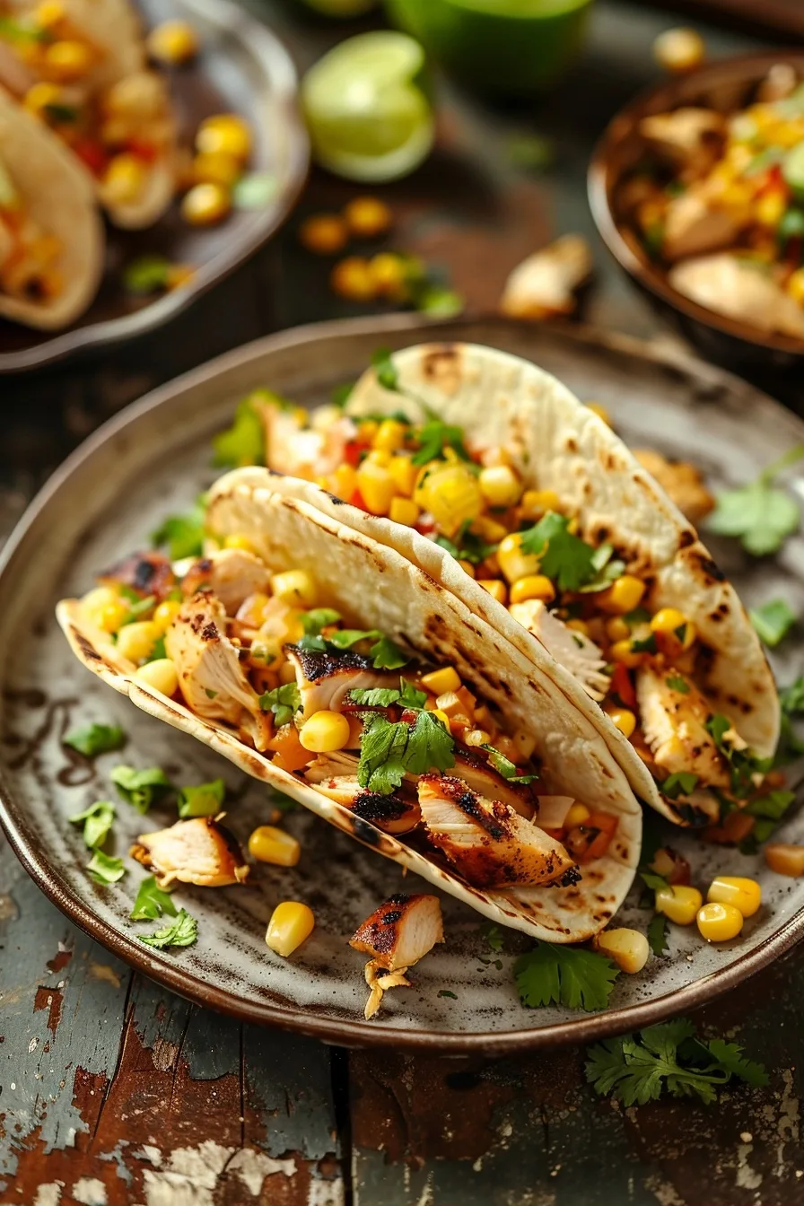 30-Min Rotisserie Chicken & Summer Corn Tacos 1 image 1783188535091