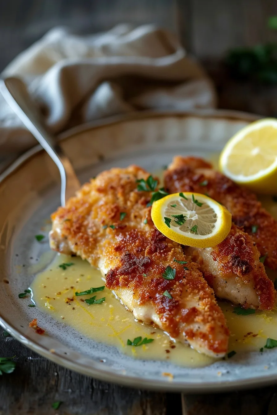 Lemon Pecorino Crusted Chicken with Creamy Lemon Sauce 1 image 1783188757444