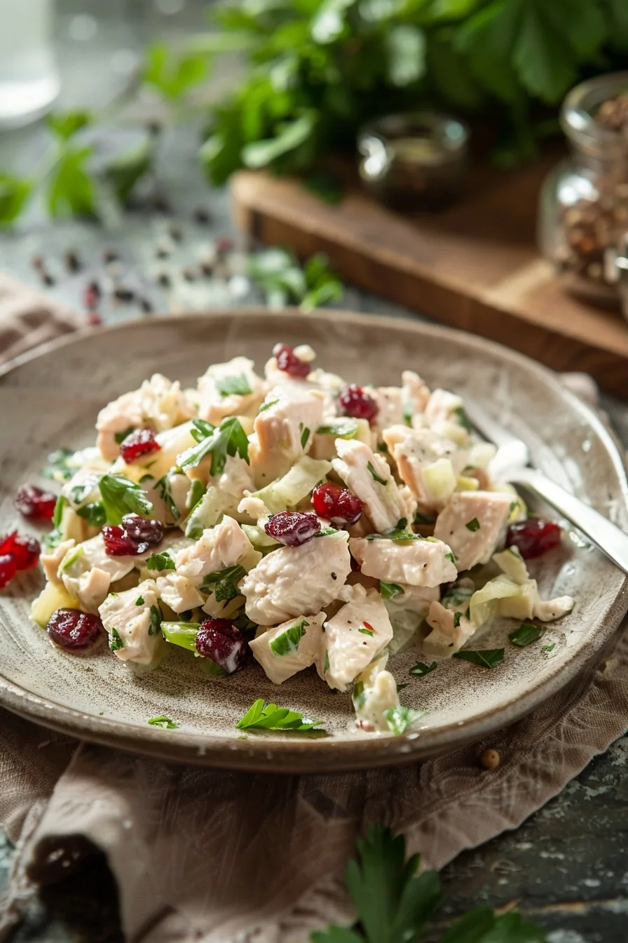 Waldorf Chicken Salad with Dried Cranberries 1 image 1783188884766