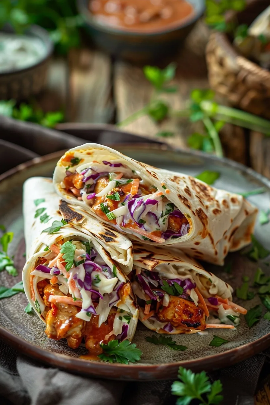 BBQ Chicken Coleslaw Wraps Recipe 1 image 1783273339467