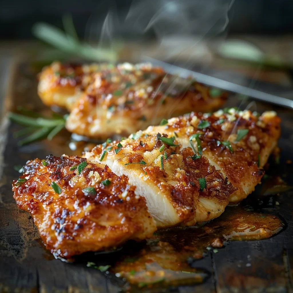 Parmesan and Mayo Crusted Chicken