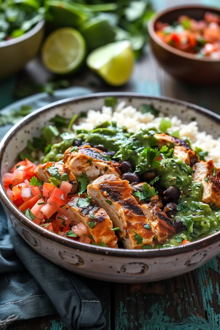 High-Protein Chicken Enchilada Bowls | Healthy Meal Prep 1 image 1783286819829