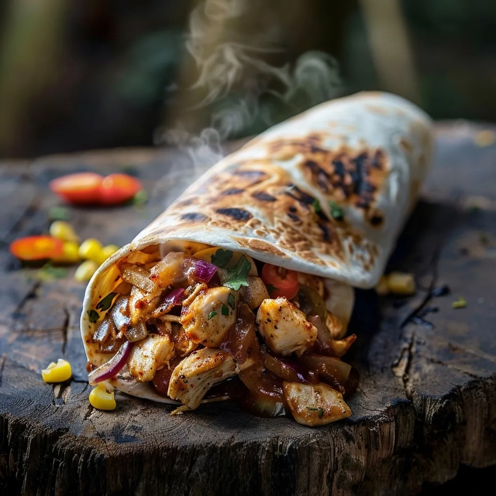 BBQ Ranch Chicken Wrap Recipe